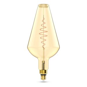 Лампа светодиодная филаментная Gauss E27 8,5W 2000K янтарная 180802105