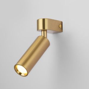 Светодиодный спот Eurosvet Pitch 20143/1 LED латунь