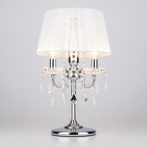 Настольная лампа Eurosvet 2045/3T хром/белый