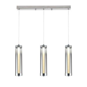 Подвесной светодиодный светильник Indigo Rilucente 11061/3P Chrome V000148L