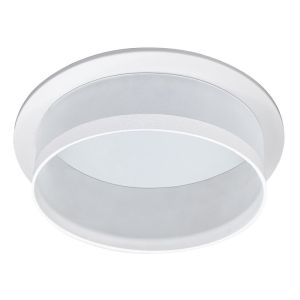 Светильник встраиваемый Feron DL700  потолочный GX70 белый круг 51093