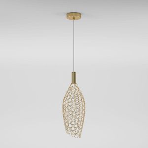 Подвесной светодиодный светильник Eurosvet Ruche 90380/1 золото