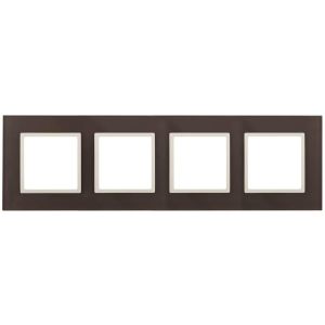 Рамка 4-постовая ЭРА Elegance 14-5104-31 Б0034539