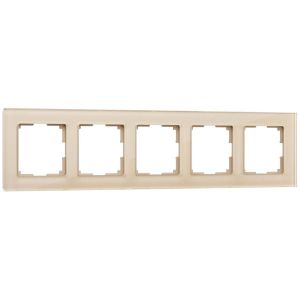 Рамка Werkel Favorit на 5 постов шампань W0051111 4690389160134