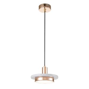 Подвесной светильник Escada 10260/1 LED*12W Gold/White marble