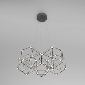 Подвесной светодиодный светильник Eurosvet Uma 90169/5 черный жемчуг