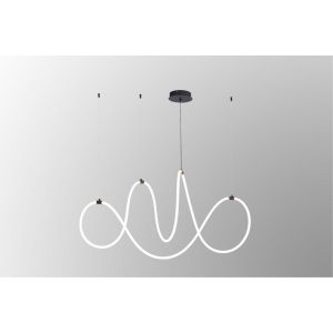 Подвесной светодный светильник Arte Lamp Klimt A2850SP-80BK