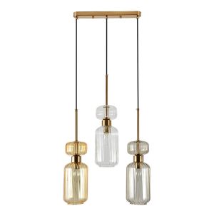 Подвесной светильник Escada Gloss 1141/3S BG/CL/AM