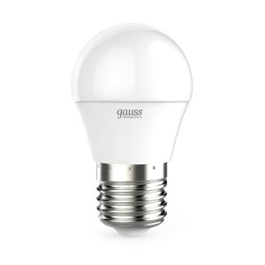 Лампа светодиодная Gauss E27 6W 6500K матовая 53236