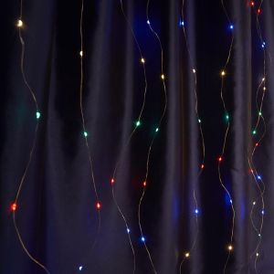 Светодиодная гирлянда Feron Занавес USB разноцветная без мерцания CL590 41637