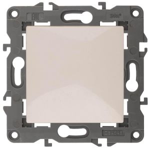 Выключатель кнопочный ЭРА Elegance 10AX 250V 14-1111-02 Б0047863