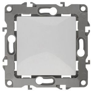 Кнопка ЭРА 12 10AX 250V белый 12-1111-01 Б0047830