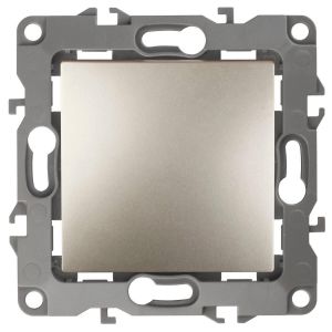 Кнопка ЭРА 12 10AX 250V шампань 12-1111-04 Б0047833