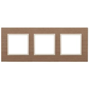 Рамка 3-постовая ЭРА Elegance 14-5303-07 Б0034578