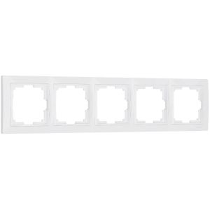 Рамка на 5 постов Werkel Snabb basic белый W0052001 4690389161452