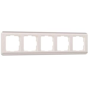Рамка на 5 постов Werkel Stream перламутровый W0052113 4690389162534