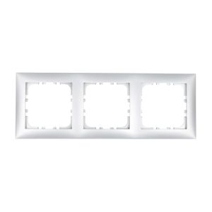 Рамка LK Studio 3-постовая (серебристый металлик) LK60 864303-1