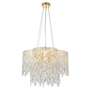 Подвесная люстра Indigo Carletti 12041/12P Gold V000444