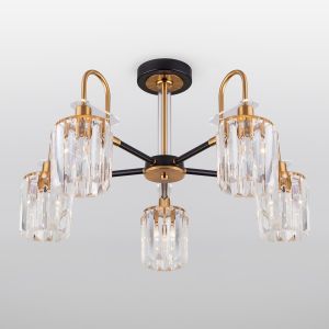 Потолочная люстра Eurosvet Tenia 70090/5 черный