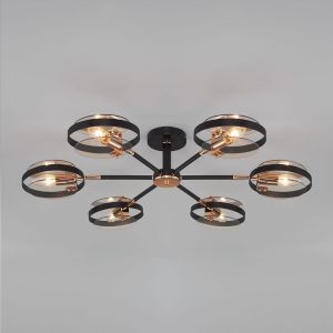 Потолочная люстра Eurosvet Gallo 70121/6 черный