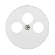 Накладка LK Studio для розетки TV+FM+SAT, 3 отверстия , бел., LK Vintage 885404-1