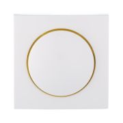 Накладка LK Studio светорегулятора с желтой световой индикацией (белый) LK60 867104-1