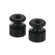 Фиксатор LK Studio кабеля (изолятор) для внешней проводки кабеля (черный) LK Vintage (1уп = 5шт) 888308-5