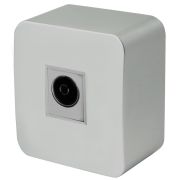 ТВ-розетка Stekker София серебро MST00-10-03 49323