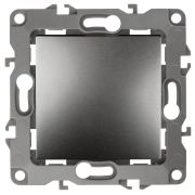 Кнопка ЭРА 12 10AX 250V графит 12-1111-12 Б0047836