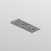 Соединитель для шинопровода Denkirs Shine Base TR5730-AL