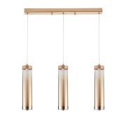 Подвесной светодиодный светильник Indigo Rilucente 11061/3P Gold V000150L