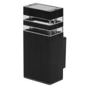 Светильник садово-парковый Feron.ONE DH0806-P, на стену вверх,  GU10 220-240V, черный пластик 51538