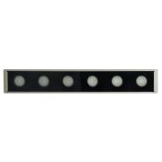 LL-893 Светодиодный линейный прожектор для подсветки стен, синий, 250*40*25mm, 6W DC24V, IP65 51566