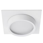 Светильник встраиваемый Feron DL505 потолочный GX53 белый квадрат IP44 51103