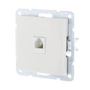 Розетка компьютерная RJ-45 LK Studio LK60 кат.5е белый 866104-1