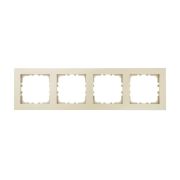 Рамка 4-постовая LK Studio (бежевый матовый) LK80 FLAT, 844402-1