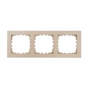Рамка 3-постовая LK Studio (шампань) LK80 FLAT, 844306-1