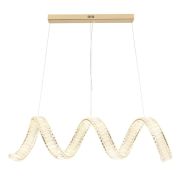 Подвесной светодиодный светильник Crystal Lux Musika SP100W Led L1200 Gold