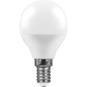 Лампа светодиодная Feron E14 11W 2700K Шар Матовая LB-750 25946