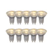 Лампа светодиодная Lucide GU10 5W 2700K MR16 прозрачная 49008/10/60