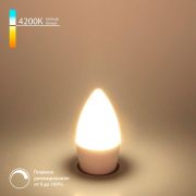 Лампа светодиодная диммируемая Elektrostandard E14 7W 4200K матовая BLE1448 a063762