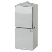 Блок розетка-выключатель ЭРА Эксперт IP65 16A 250V 11-7607-03 Б0035998