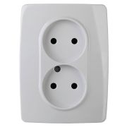 Розетка ЭРА 12 2x2P 16A 250V 12-2107-01 Б0031238