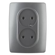 Розетка ЭРА 12 2x2P 16A 250V 12-2107-12 Б0031244