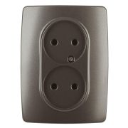 Розетка ЭРА 12 2x2P 16A 250V 12-2107-13 Б0031245