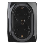 Розетка ЭРА 12 2x2P E Schuko 16A 250V 12-2106-06 Б0031233
