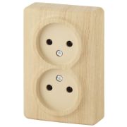 Розетка ЭРА Эксперт 2x2P 16A 250V 11-2202-11 Б0020684