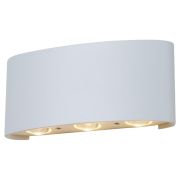 Уличный настенный светодиодный светильник Crystal Lux CLT 023W3 WH
