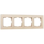 Рамка Werkel Favorit на 4 поста шампань W0041111 4690389159978
