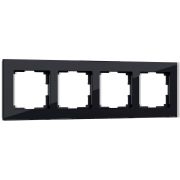 Рамка Werkel Favorit на 4 поста черный W0041108 4690389159954